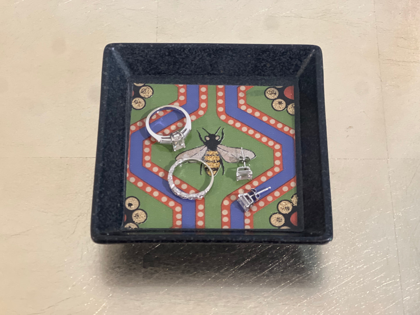 Designer Bee Ring Dish