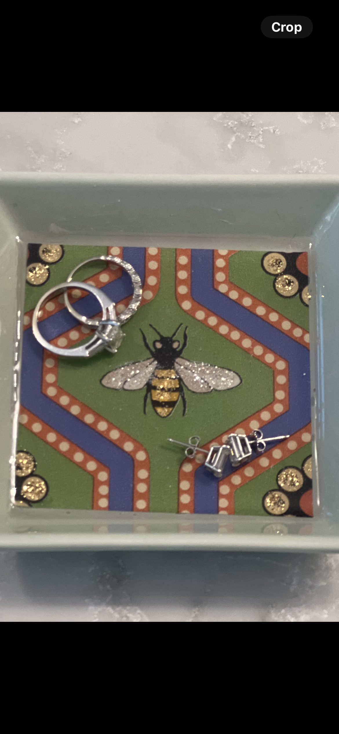 Designer Bee Ring Dish