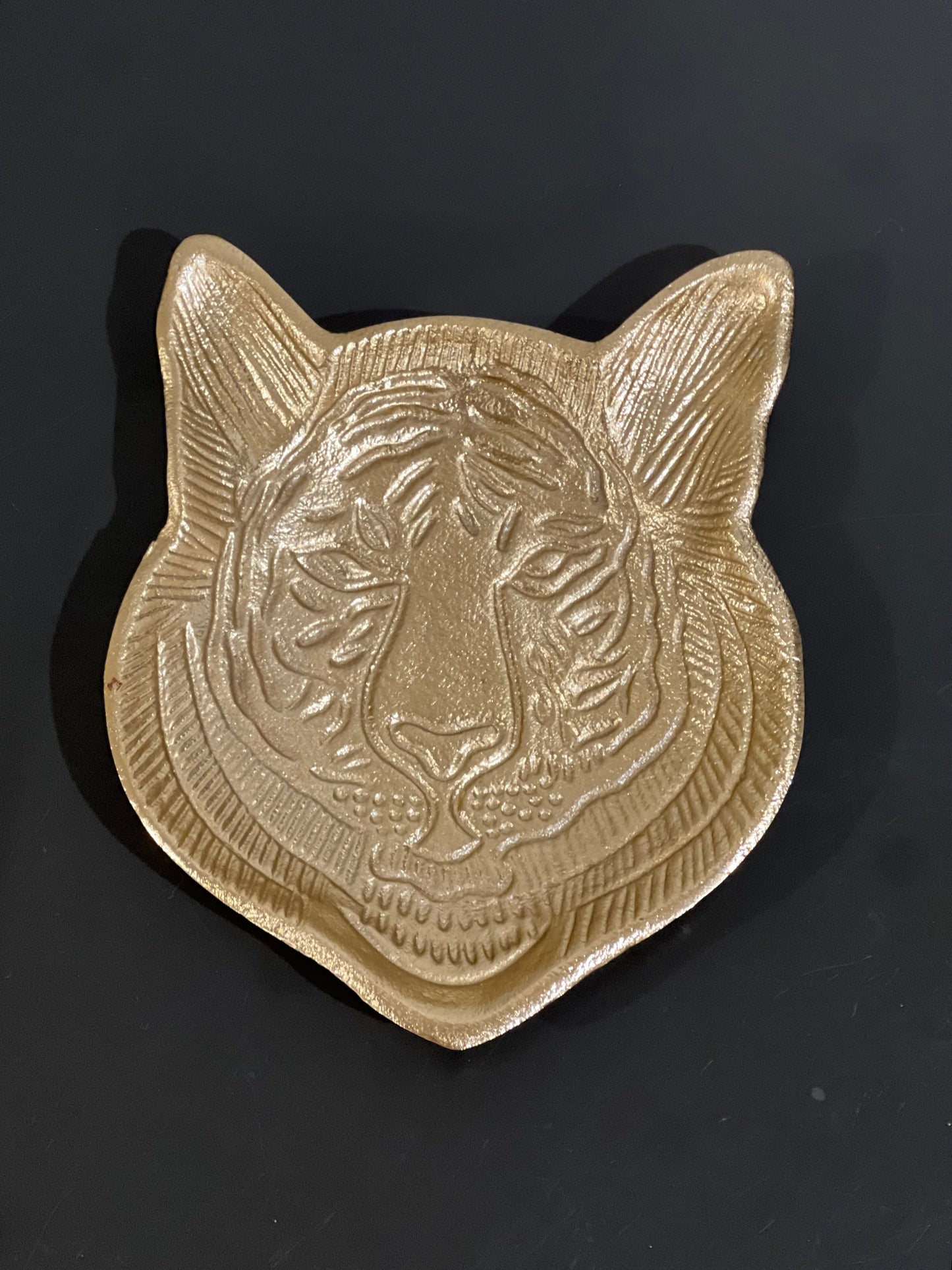 Brass Tiger Ring Dish