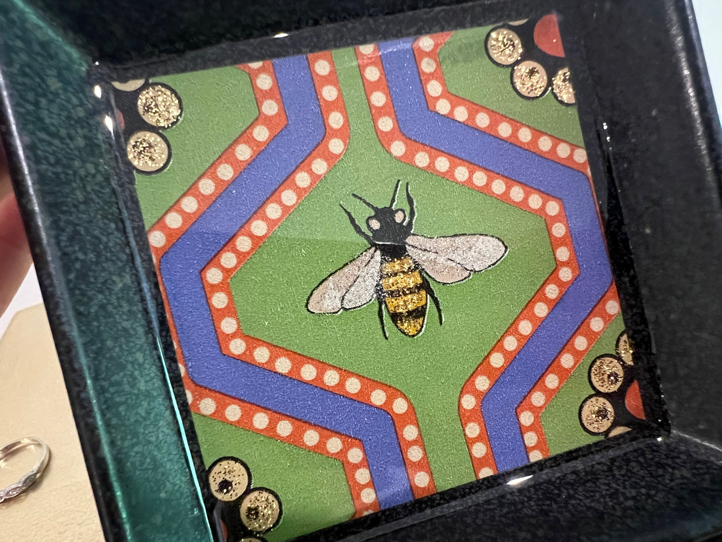 Designer Bee Ring Dish