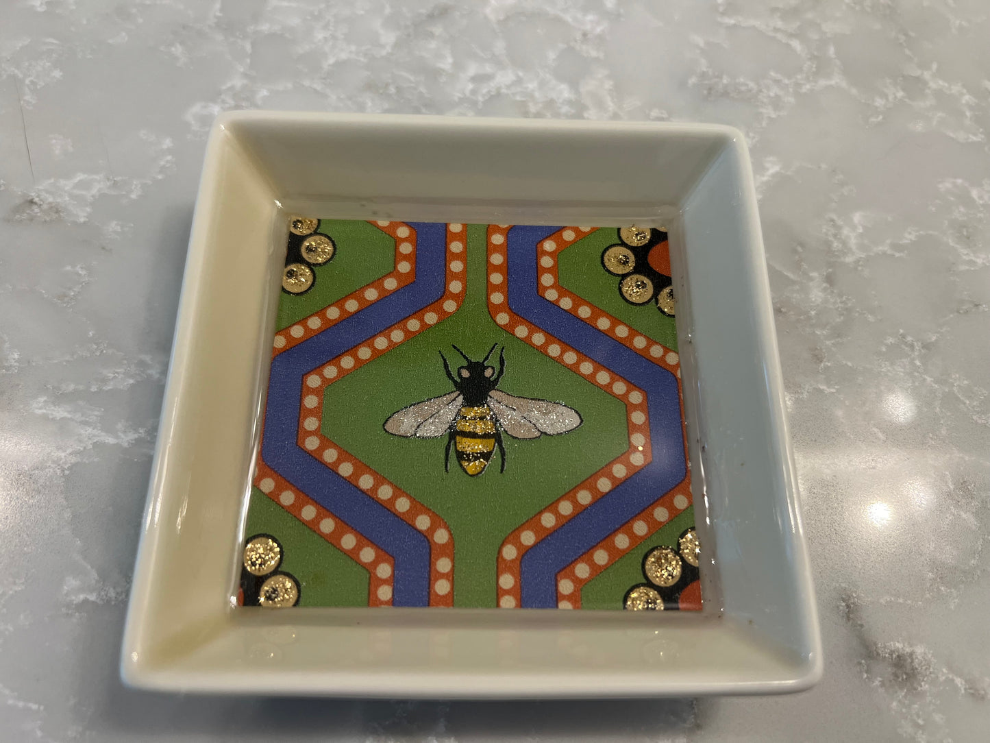 Designer Bee Ring Dish