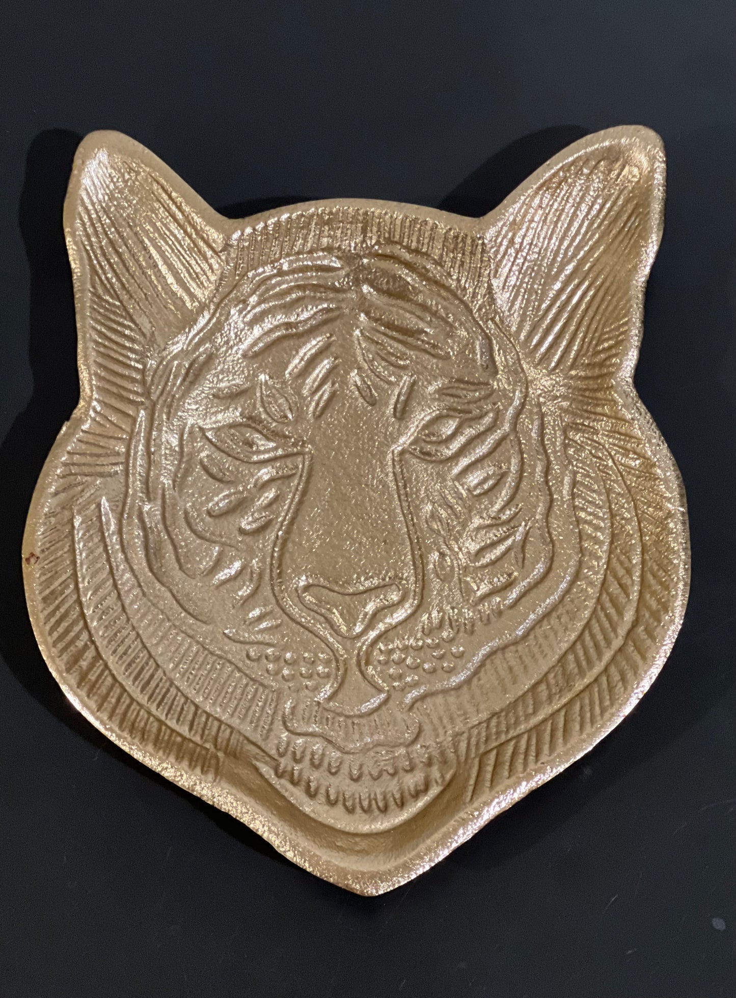 Brass Tiger Ring Dish