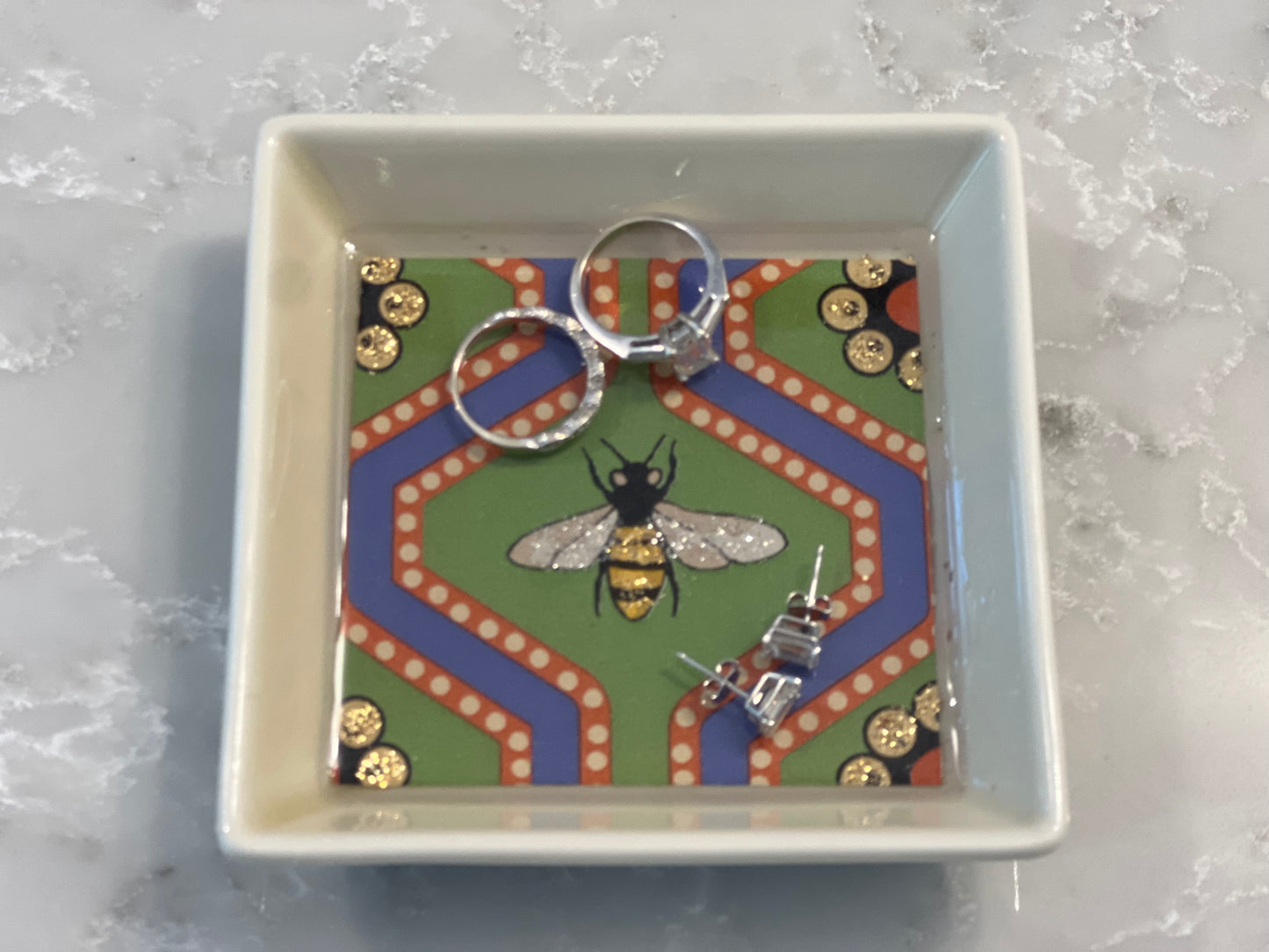 Designer Bee Ring Dish