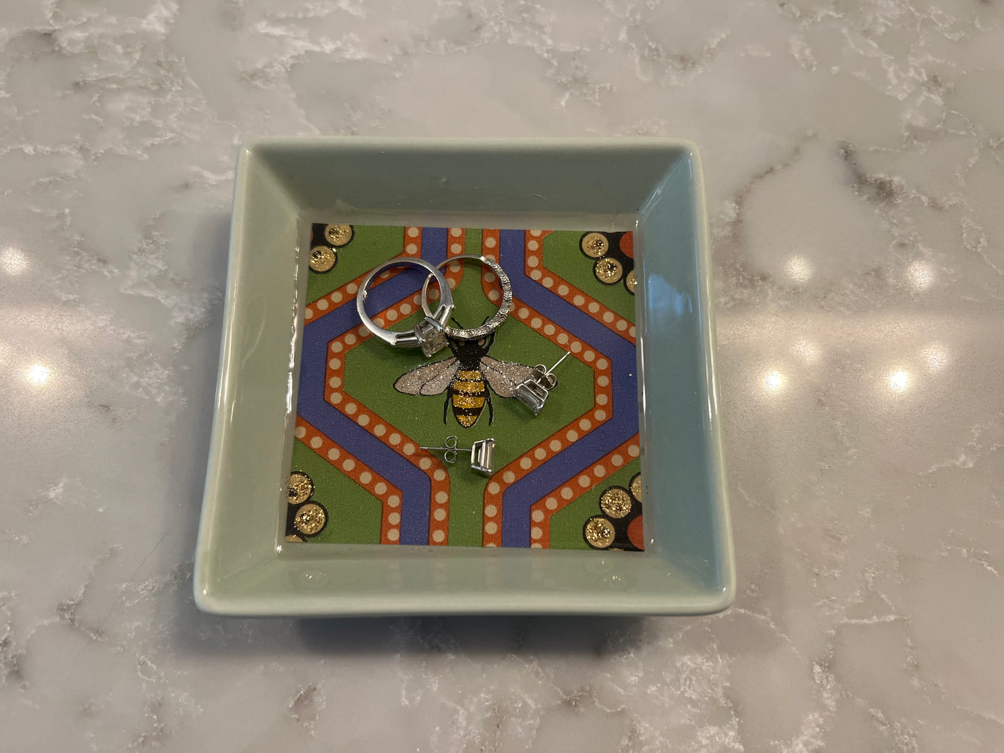 Designer Bee Ring Dish