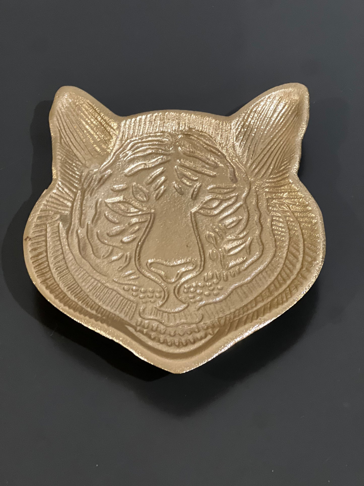 Brass Tiger Ring Dish