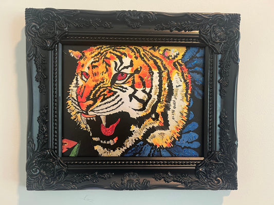 Gucci Tiger wallpaper framed art