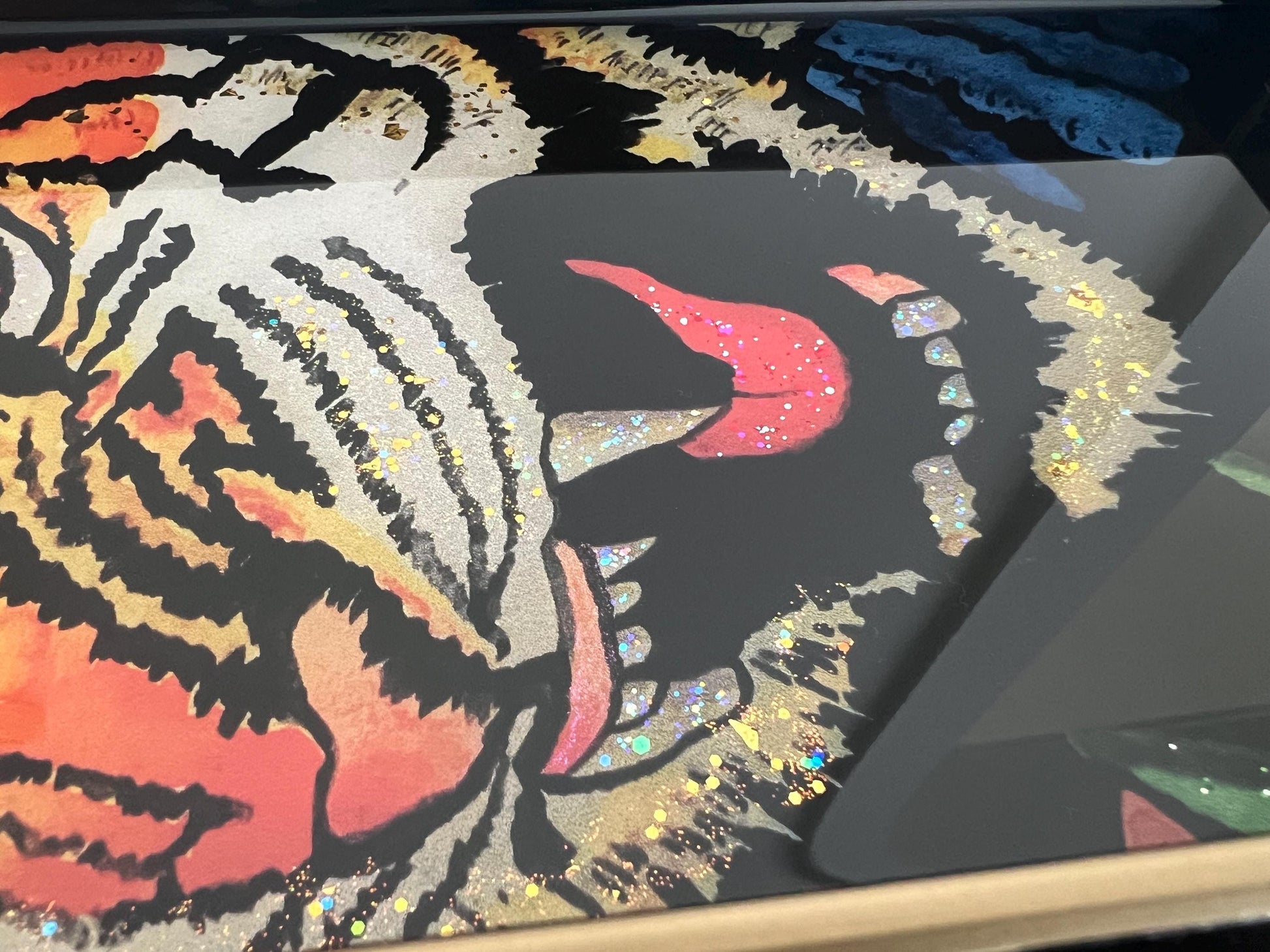 Gucci Tiger wallpaper catchall tray for jewelry, perfumes, etc